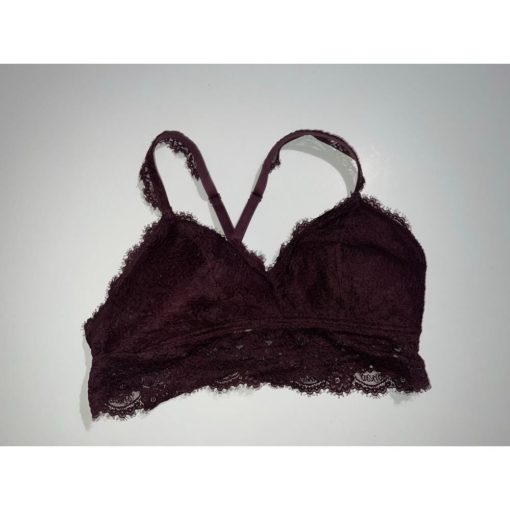 Aerie women’s maroon bralette - Picture 7 of 8